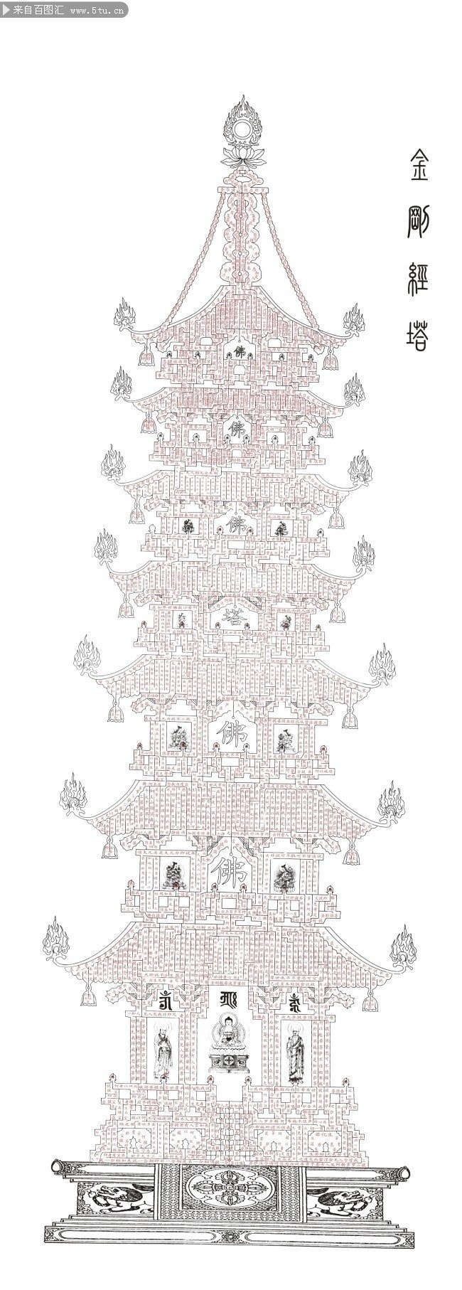 金刚塔金刚经图片下载