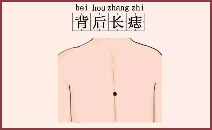 背里有痣的人,他们终身都有靠山,从小父母心疼着,长大后,常常父母会给