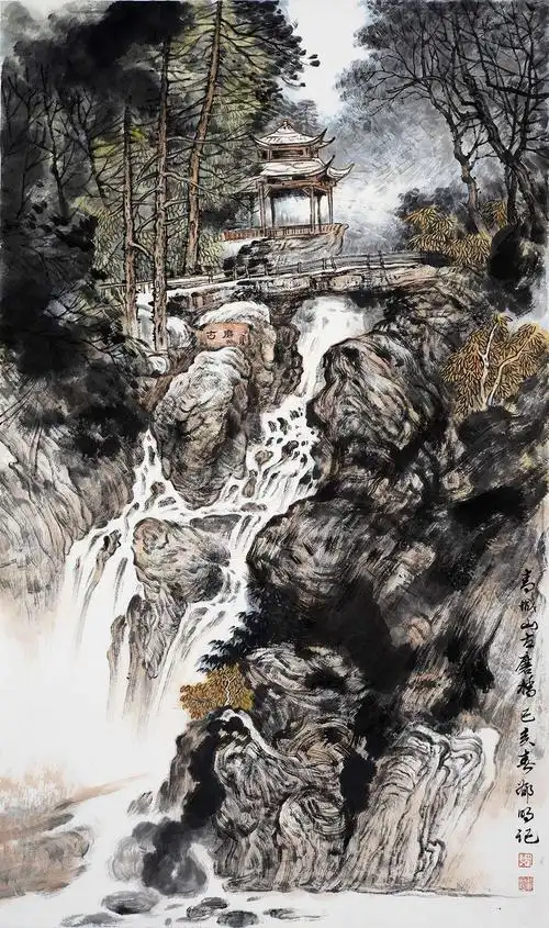 戴郁明——山水画欣赏