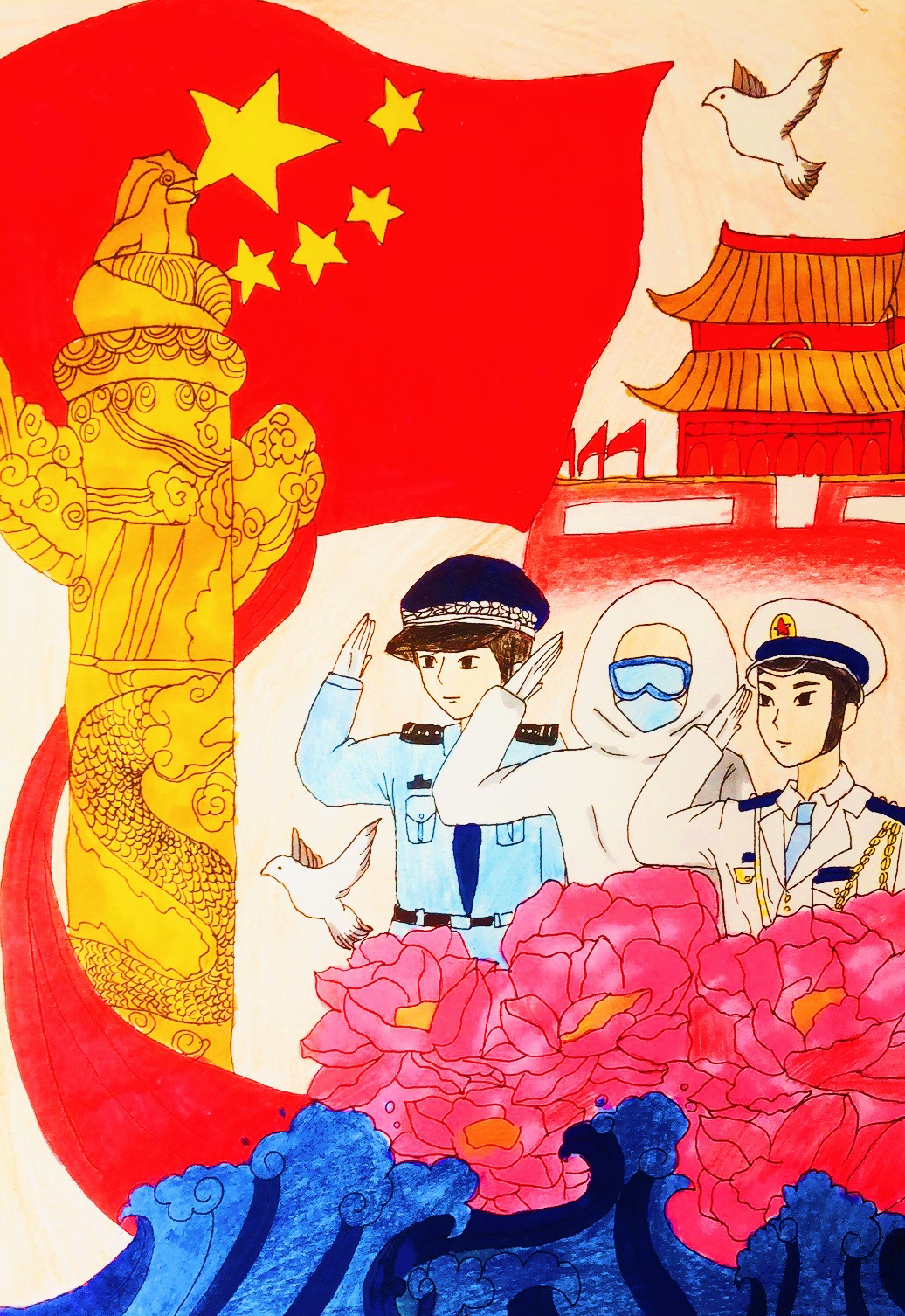 缅怀革命先烈弘扬爱国主义精神2021襄阳市少年儿童美术作品展