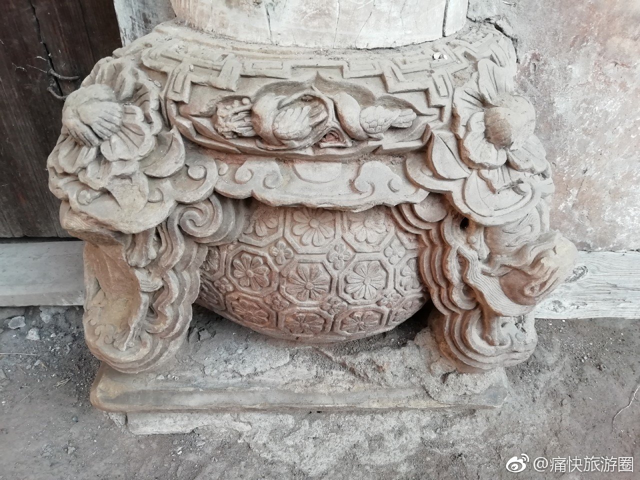 自贡王家大院的精美柱础石新浪自贡盐都生活自贡同城四川
