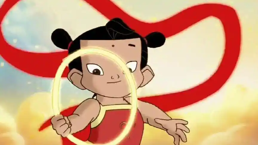 女娲娘娘赐予哪吒混天绫和乾坤圈勇救父母