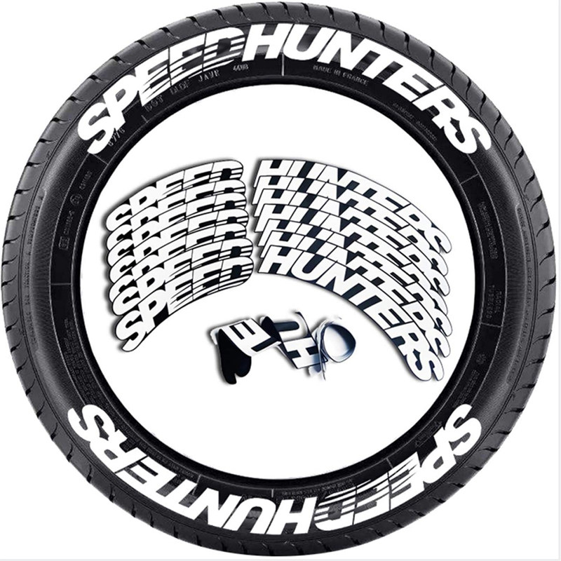 【新款连体】汽车轮胎字母贴3d立体英文字母轮胎贴纸轮胎个性改装