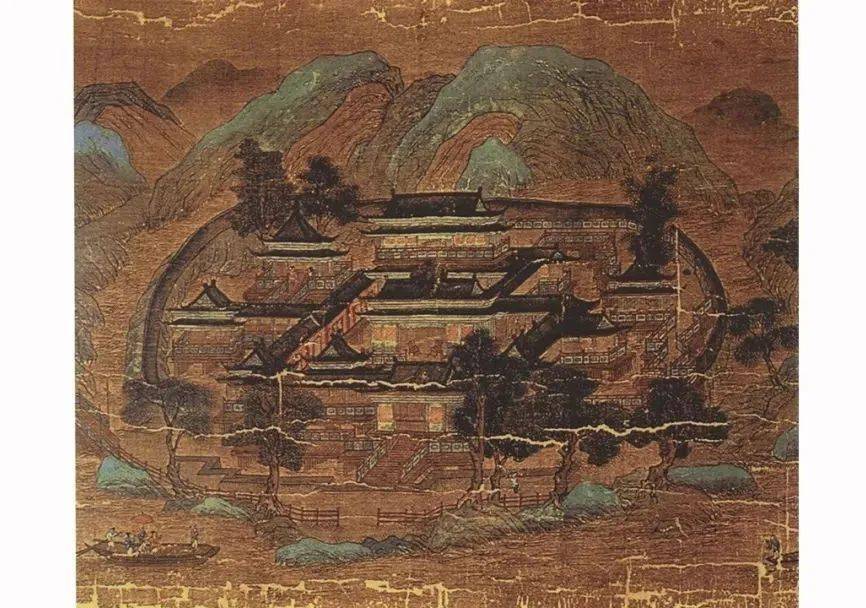 传王维《辋川图》真迹相传北宋文学家秦观有一次积劳成疾请了好几位