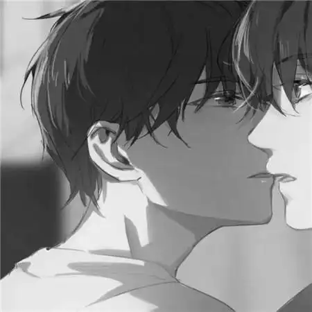 黑白兄弟头像一左一右动漫图片_基友男生头像_头像屋