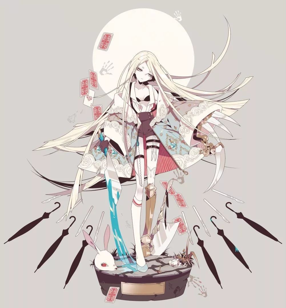 哥特风少女作品集黑暗系作品中带来的颓废感