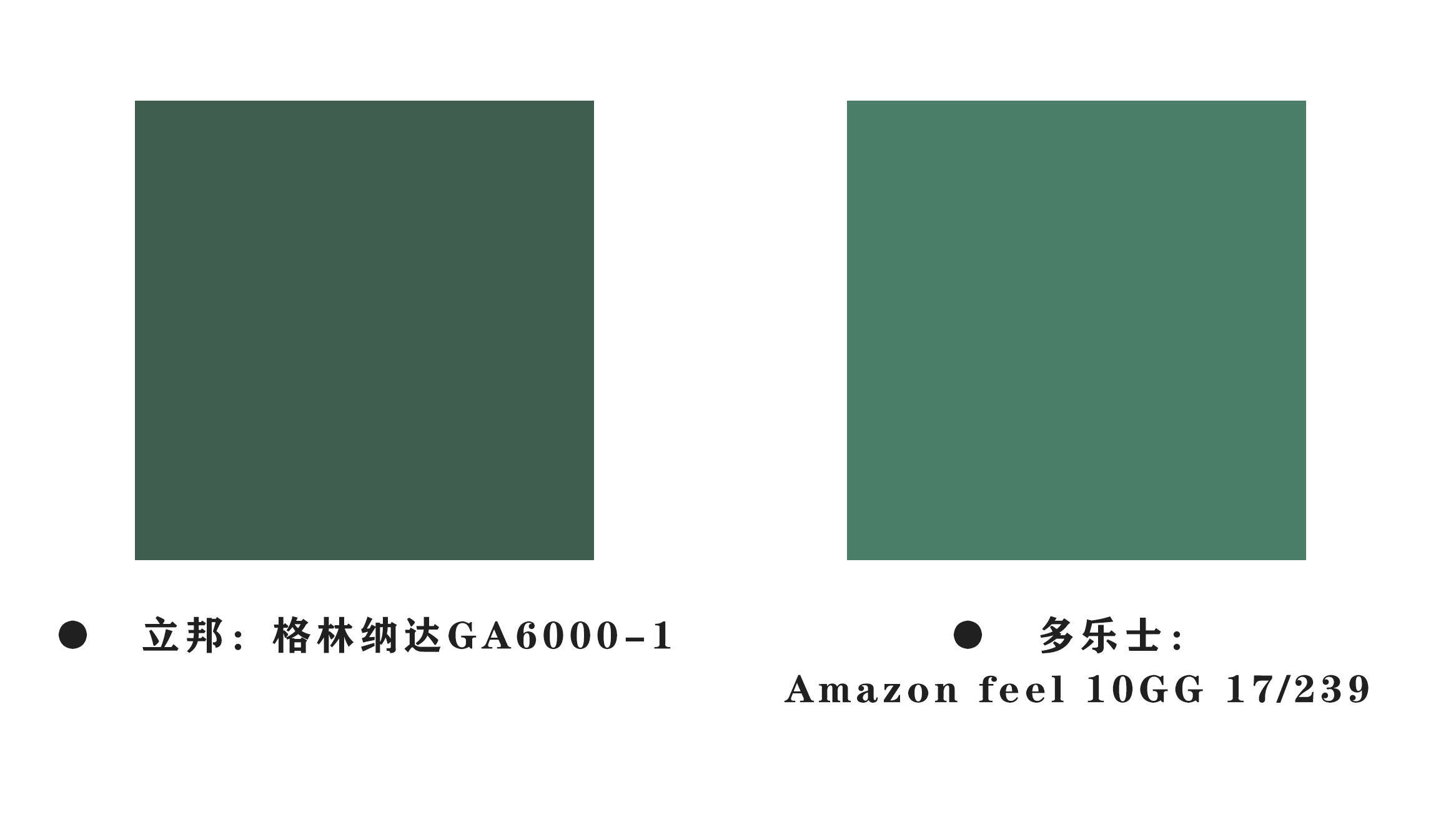 多乐士:amazon feel 10gg 17/239立邦:格林纳达ga6000-1复古绿:推荐你