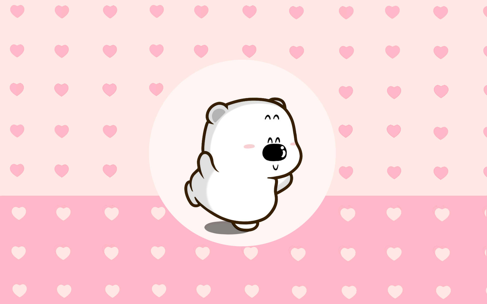 可爱卡通小囧熊超萌电脑桌面壁纸下载