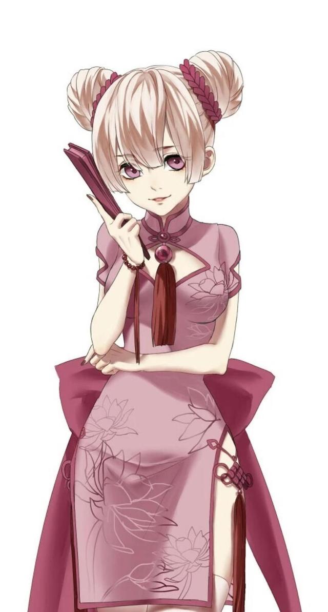 动漫旗袍壁纸,记得收藏.