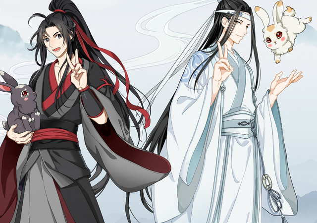 《魔道祖师》动画播出两周年,q版蓝湛对羡羡道谢:感谢陪伴