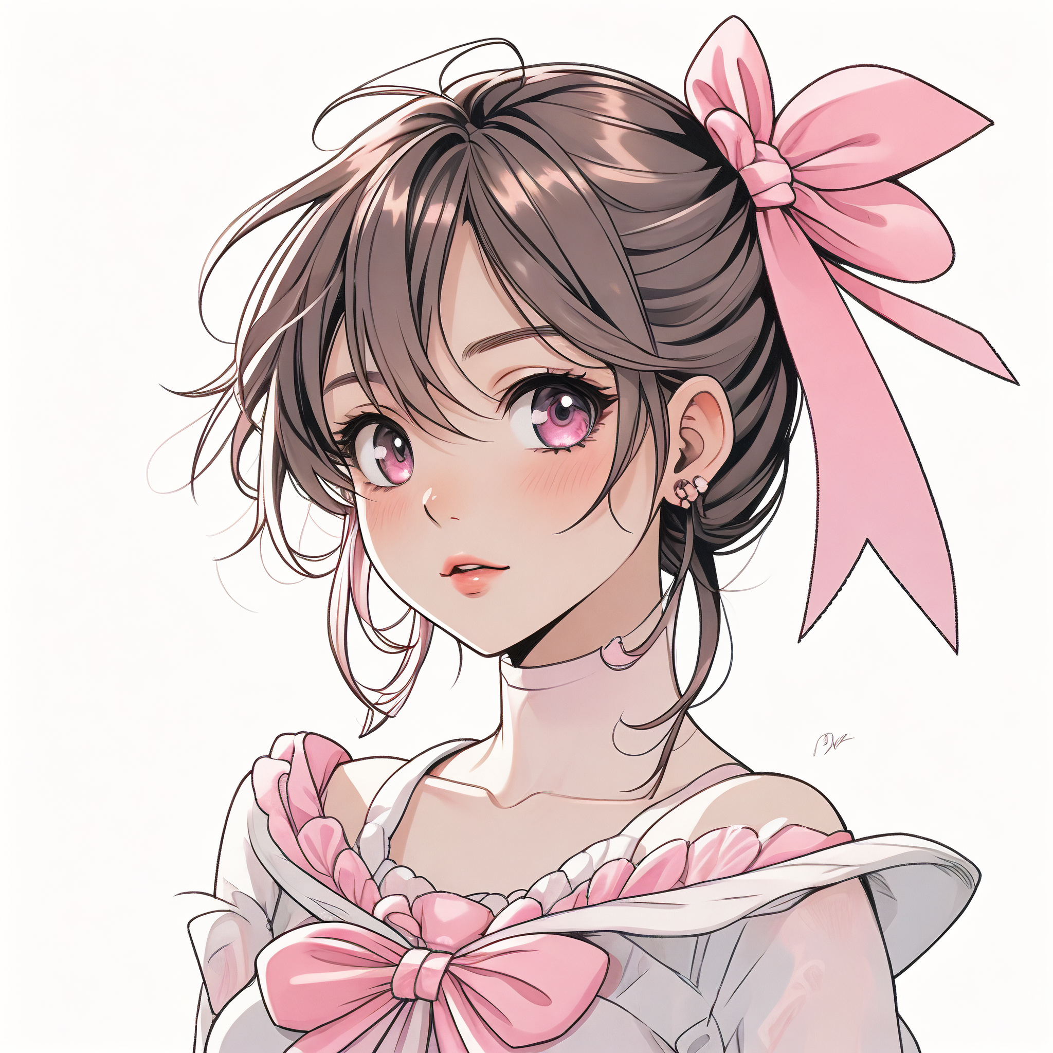 甜美系女孩💓 甜美系动漫头像来啦,粉粉嫩嫩,满满的少女感💓,谁能