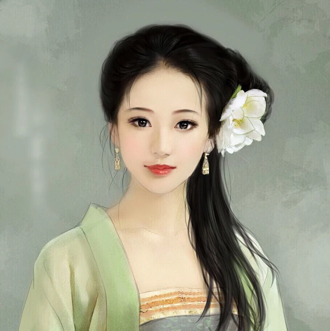古风手绘美人