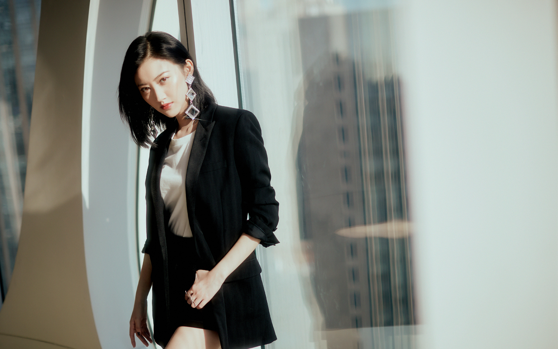 景甜影视发布会图片桌面壁纸