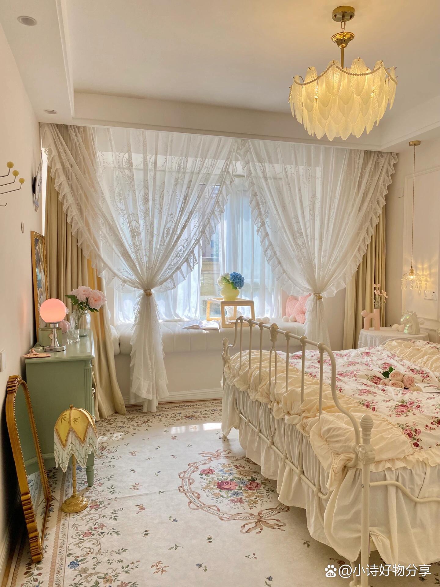 法式装修|普通人住进这样的卧室很满意啦