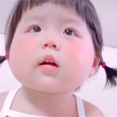 嘟嘴小女孩头像超萌可爱儿童头像超萌女孩嘟嘴