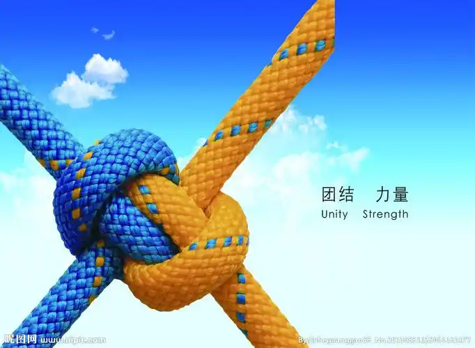 0)颜色:cmyk0共享分关 键 词:团结展板 团结 力量 绳子 蓝天 白云