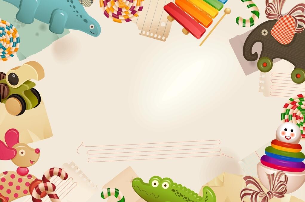 卡通动物ppt封面大图背景