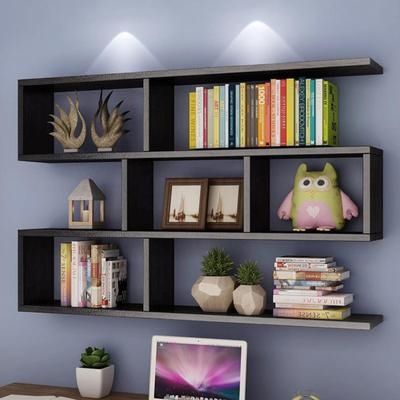 吊墙上书橱书架书柜图片