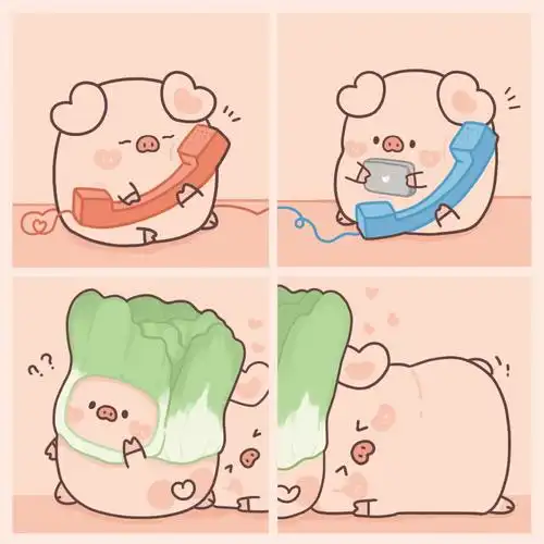 情侣头像炒鸡的gigi猪情头第三弹