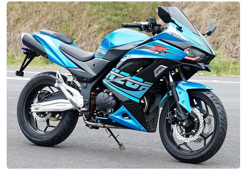 国产h2重型机车摩托车跑车400c国四电喷大排量公路跑车整车可上牌 h2