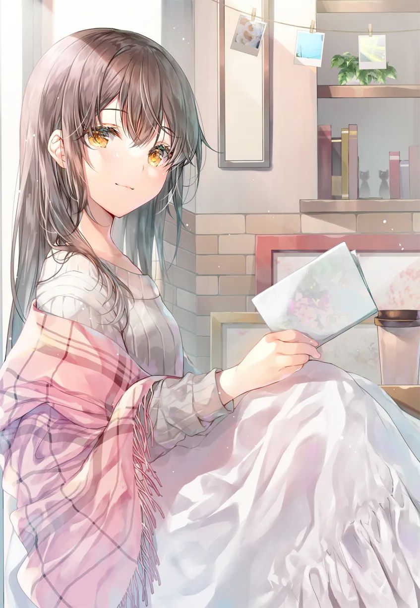 动漫温柔少女图片动漫温柔女生壁纸