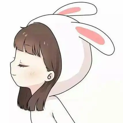 兔子头像手绘情侣头像图片大全可爱