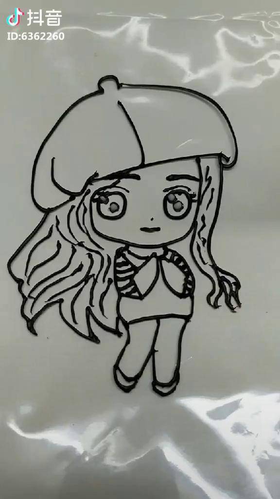 q版迪丽热巴巧克力教程这个q版造型是热巴在傲慢与偏见的造型喜欢给个