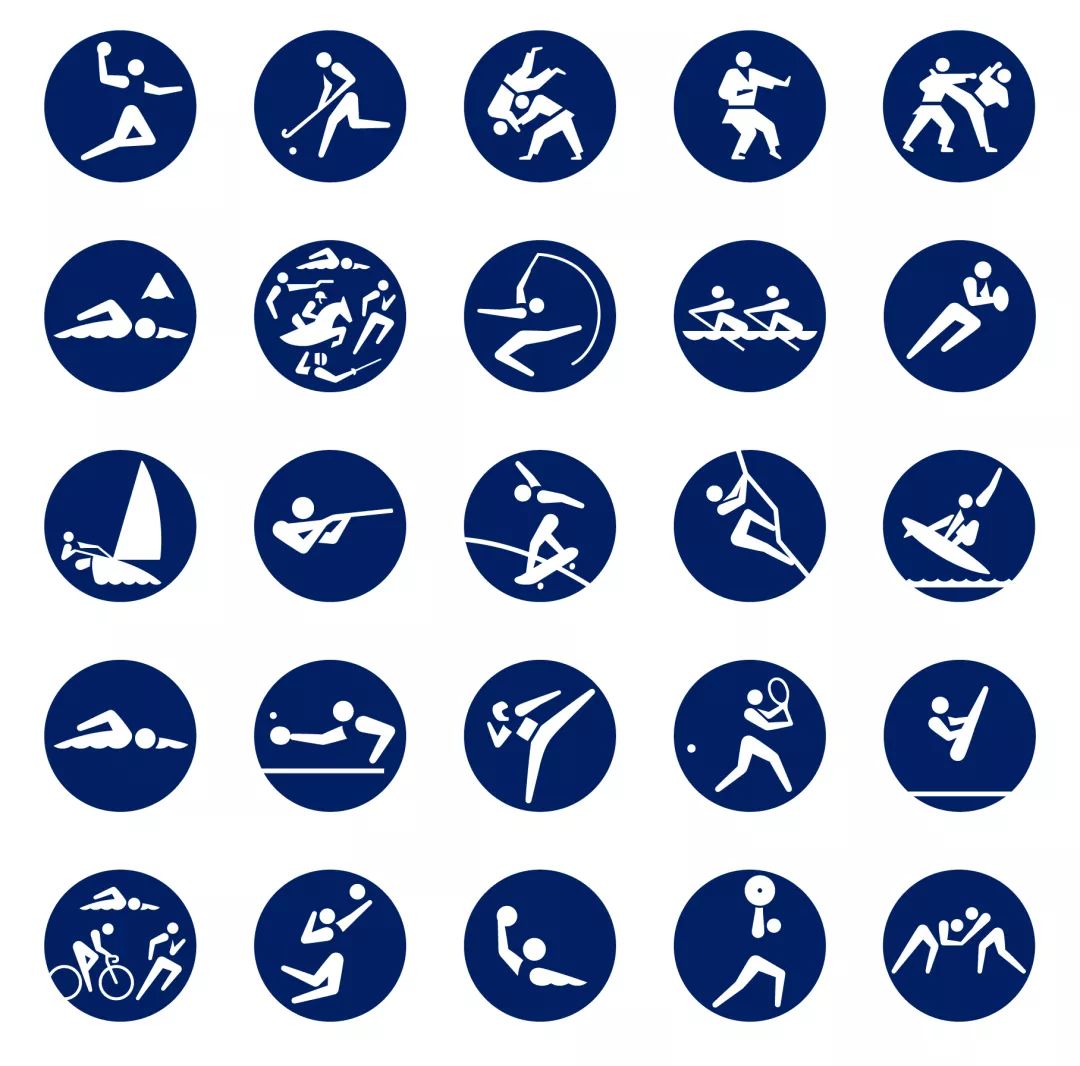 由11位年轻艺术家组成的设计团队负责奥运会的运动项目图标和导航路标