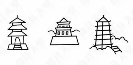 宝塔简笔画怎么画