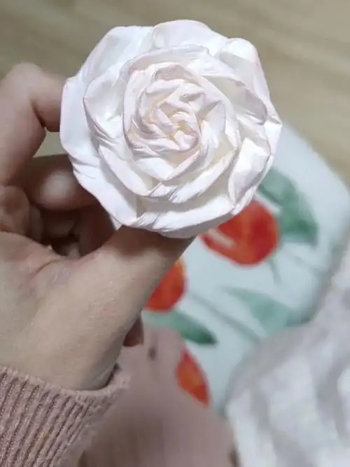 纸艺手工教程纸巾玫瑰图文版