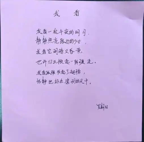 其它 2020级9班原创小诗优秀作品选 写美篇前言