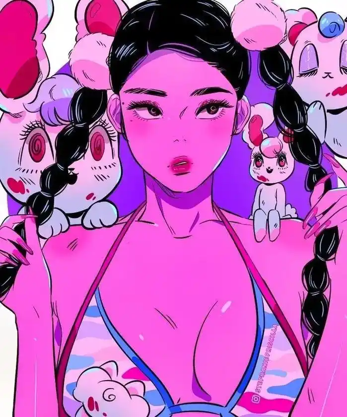 蒸汽波少女.#动漫少女 #蒸汽波 #二次元 - 抖音