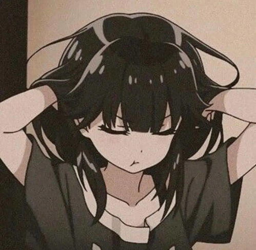 卡通高冷女生头像,那些很酷的表情