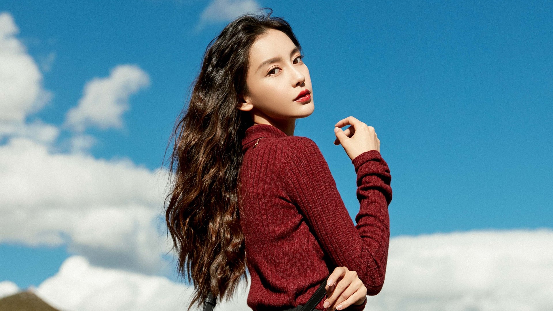 明星风尚杨颖angelbaby壁纸