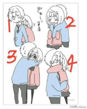 不同身高差的拥抱姿势,哪种最适合你?