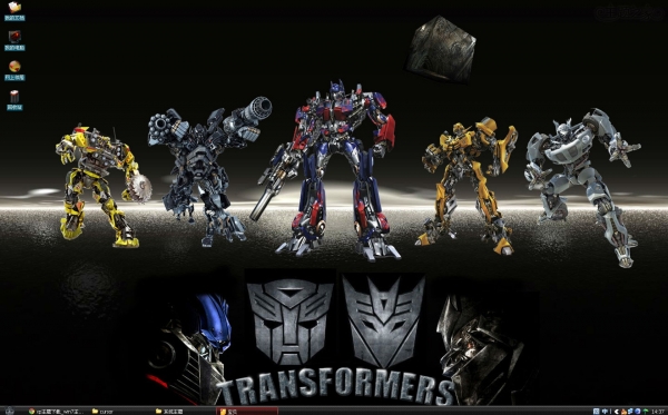 变形金刚正面人物集合电脑主题