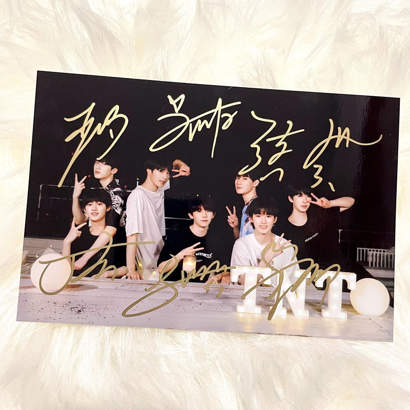 2022新款时代少年团笔签名照周边tn店照片马嘉祺同款 张随机一张