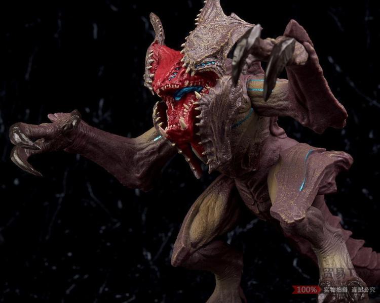 环太平洋怪兽 7寸环太平洋2机甲暴风赤红战损危险流浪者隐形浪人怪兽