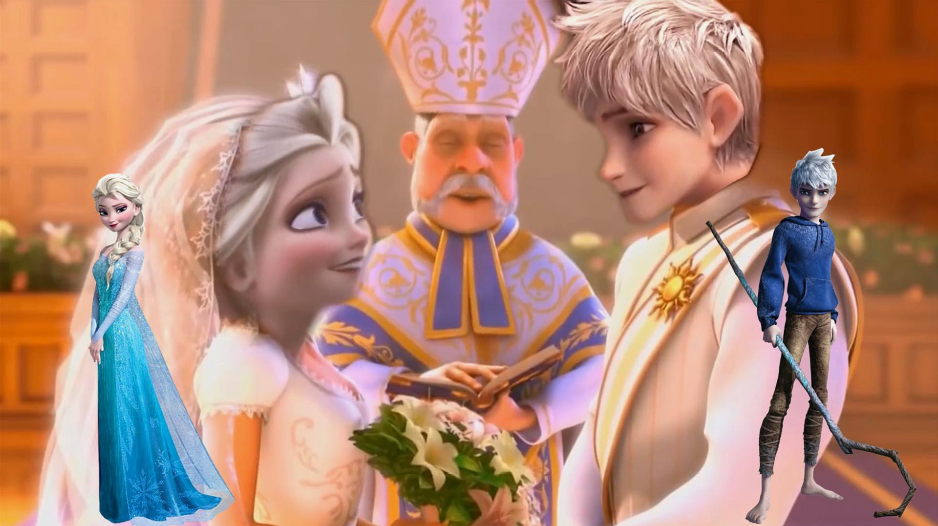 冰雪女王杰克冻人,两人"举办婚礼",最后关头杰克却反悔了-动漫视频