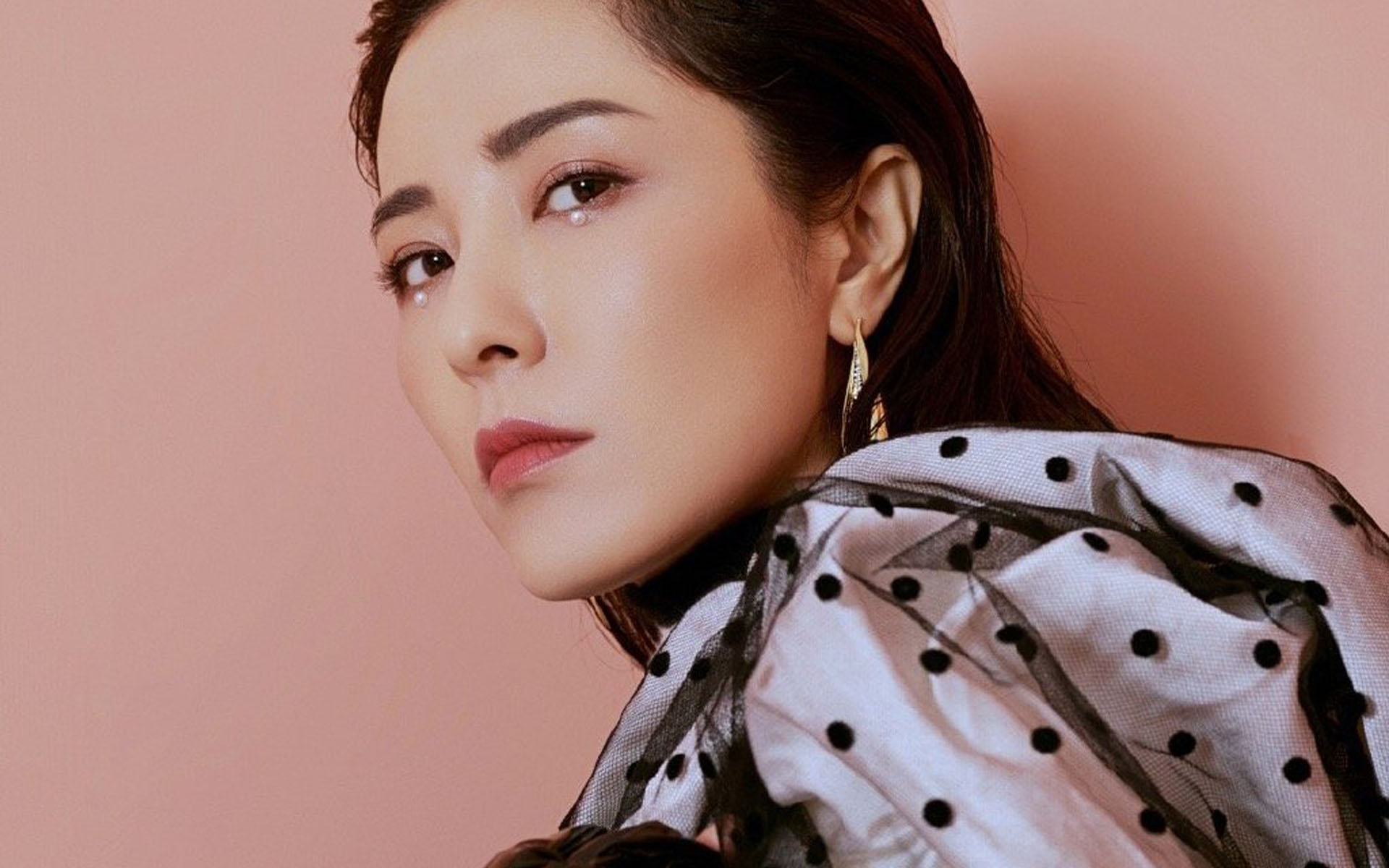 曾黎性感妩媚写真桌面壁纸