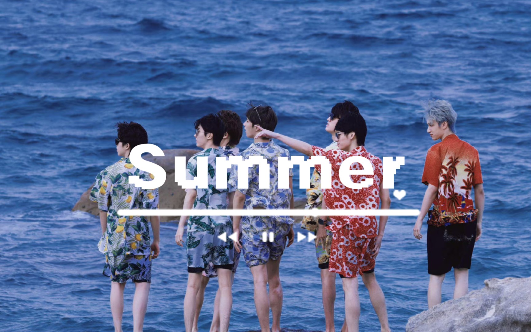 【时代少年团】《时代夏令营2》四月即将上线～‖海边的风缠绕而过,碧