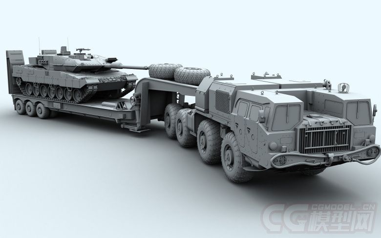 前苏联maz7410重型拖车