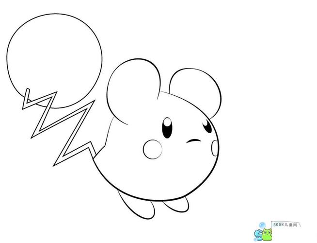 神奇宝贝的简笔画可爱的