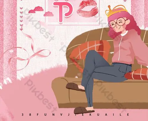 38 womens day goddess promotion poster design