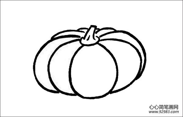 画怎么画万圣节南瓜简笔画画法南瓜的简笔画简单的南瓜简笔画南瓜简笔