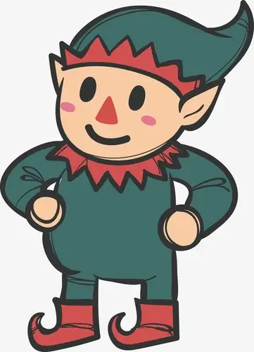 可爱手绘小精灵