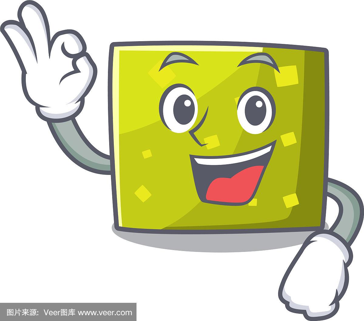 好的,方形人物卡通风格