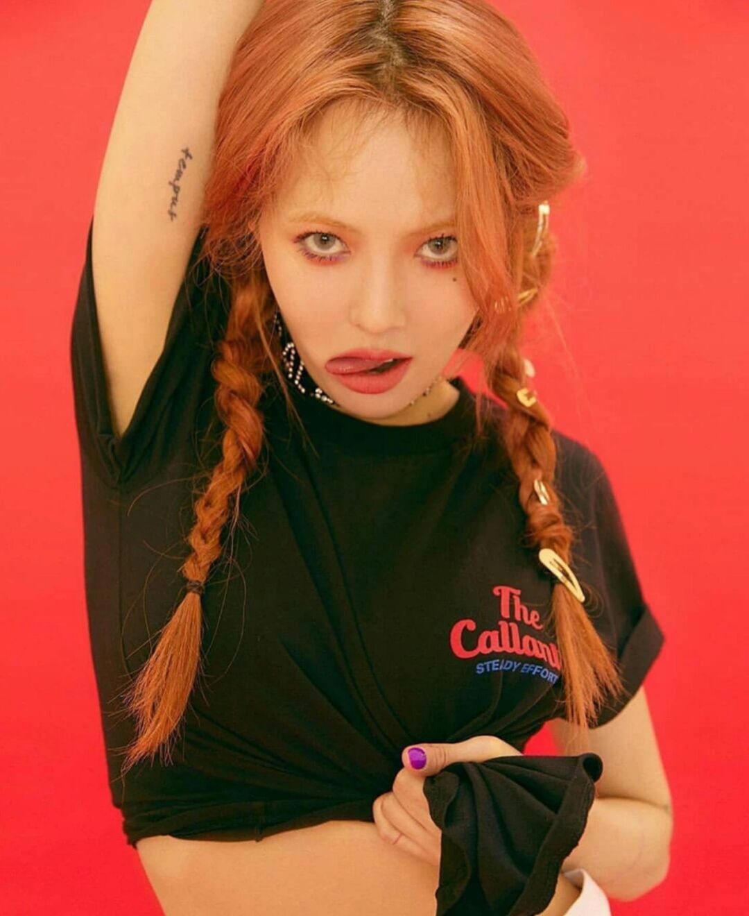 泫雅的纹身也真的好看~ 人美纹身又好看[期待]#纹身师# #泫雅# #金