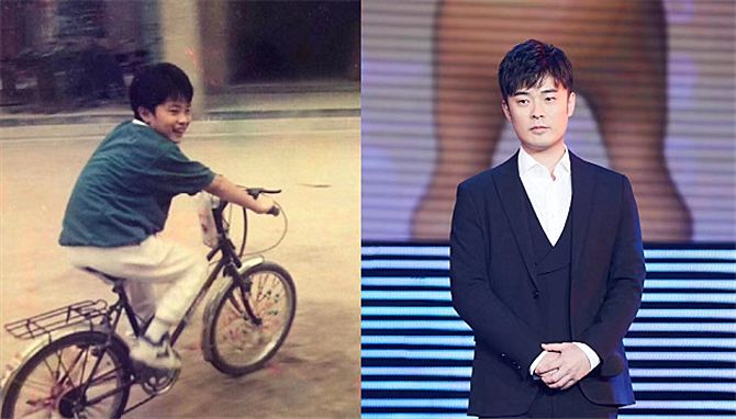 男明星的童年照:黄晓明帅气,陈赫顽皮,胡歌"开挂式"逆袭!_小时候