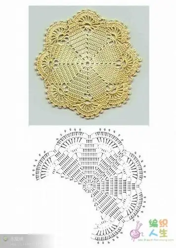 钩织单元花图解